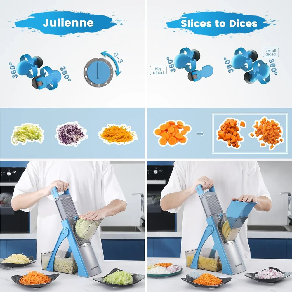 One-Press Vegetable Cutter & Slicer - Image 6