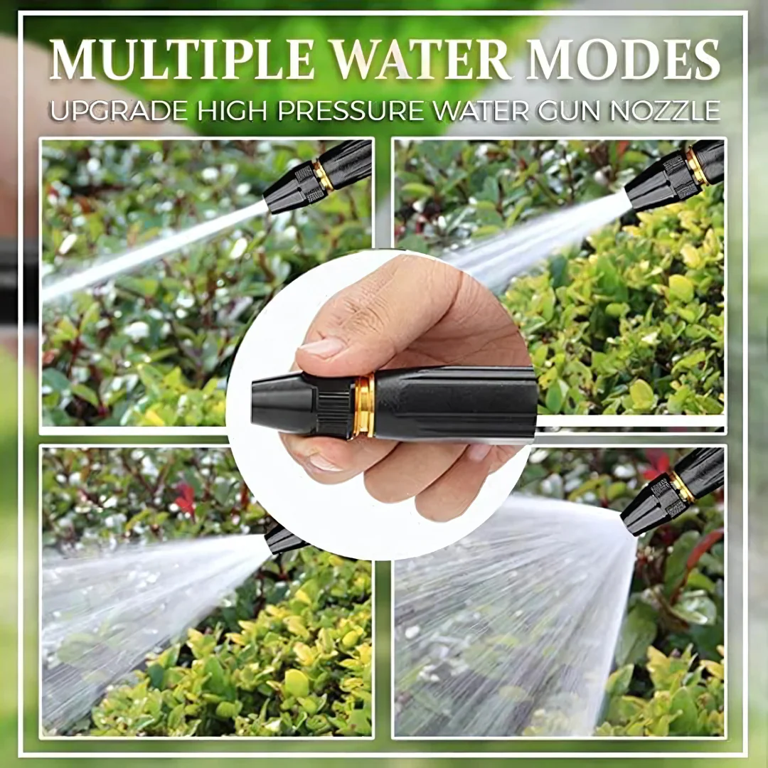 Portable High Pressure Washing Water Nozzle (Black) - Image 6