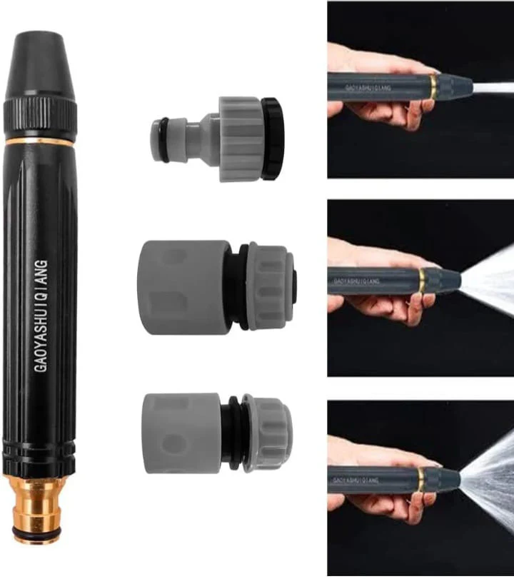 Portable High Pressure Washing Water Nozzle (Black) - Image 9