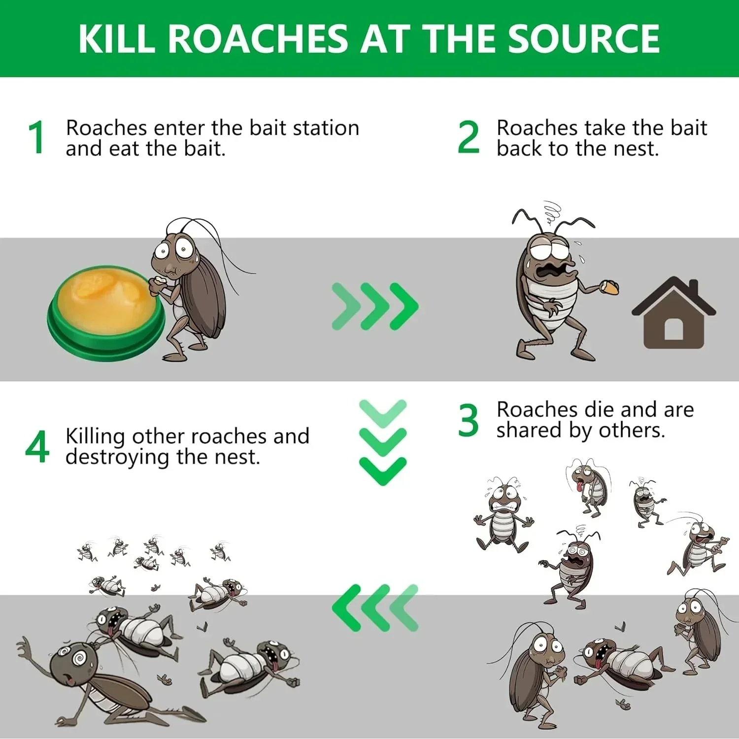 Roach Shield Natural Gel – Safe & Powerful Cockroach Repellant for Kitchens, Bathrooms & Cabinets - Image 3