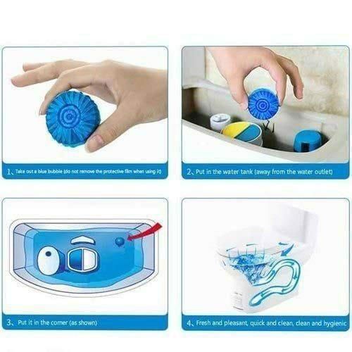 Toilet Deodorizer Bathroom Cleaner Tablet 😍 | Buy 1 Get 1 Free - Image 5